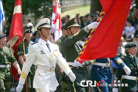 中國儀仗隊參加俄羅斯閱兵，展現(xiàn)軍威與友誼的壯麗畫卷，中俄友誼見證，中國儀仗隊參加俄羅斯閱兵，壯麗畫卷展現(xiàn)軍威與深情友誼