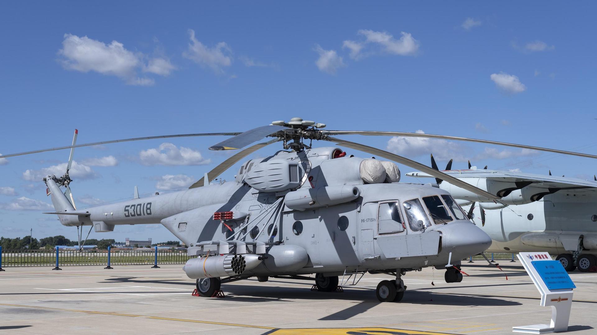 米-171SH武裝直升機(jī)，空中力量的璀璨明珠，米-171SH武裝直升機(jī)，空中璀璨明珠的震撼展現(xiàn)