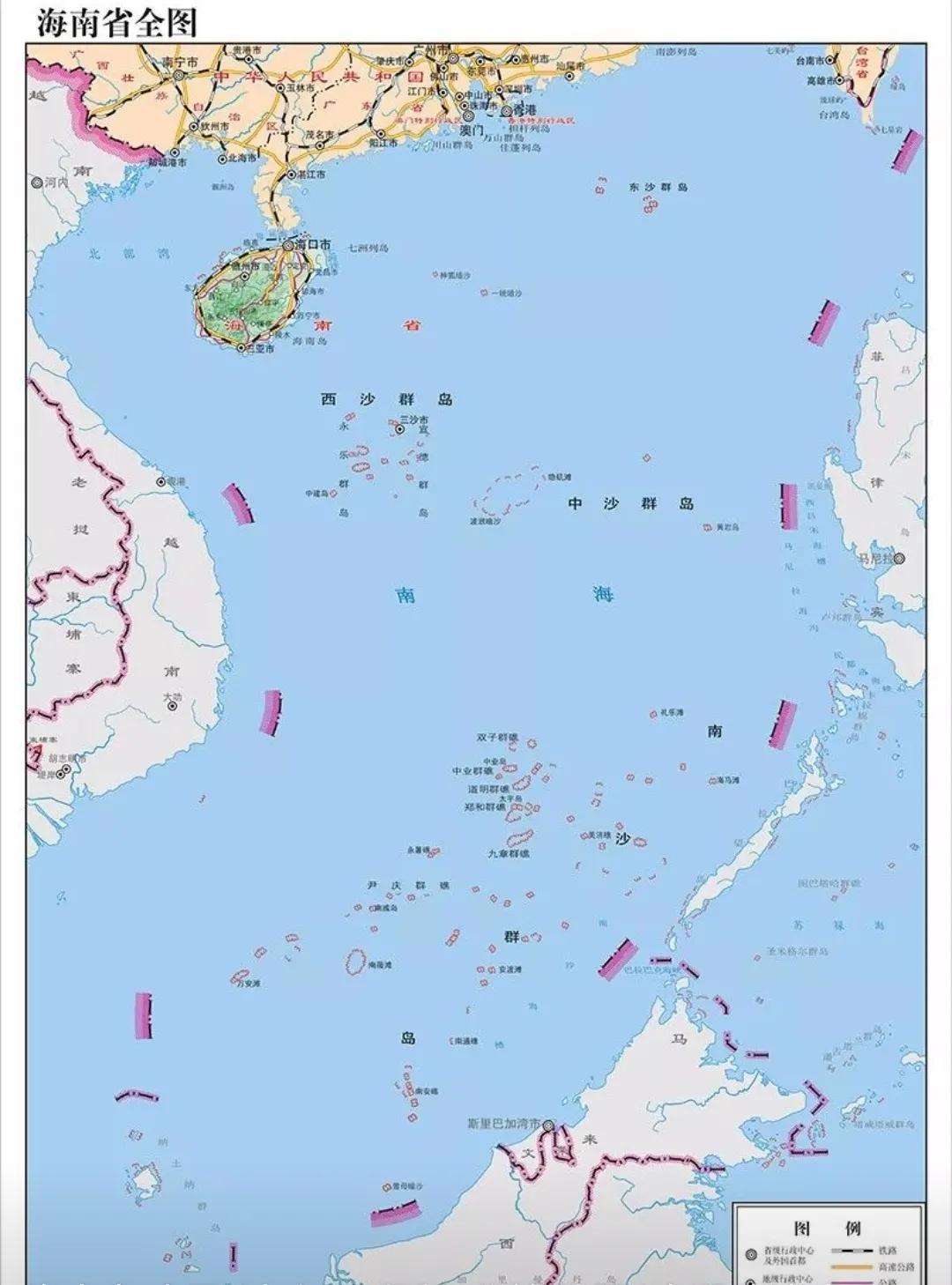 南海地圖高清版大圖，探索神秘的海洋疆域，南海高清地圖大圖，探索神秘海洋疆域之旅